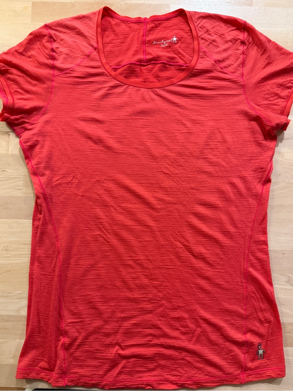 Smartwool Womens NTS Micro 150 hibiscus merino wool base layer T-shirt M - Picture 2 of 4